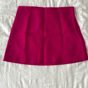 Zara pink mini skirt